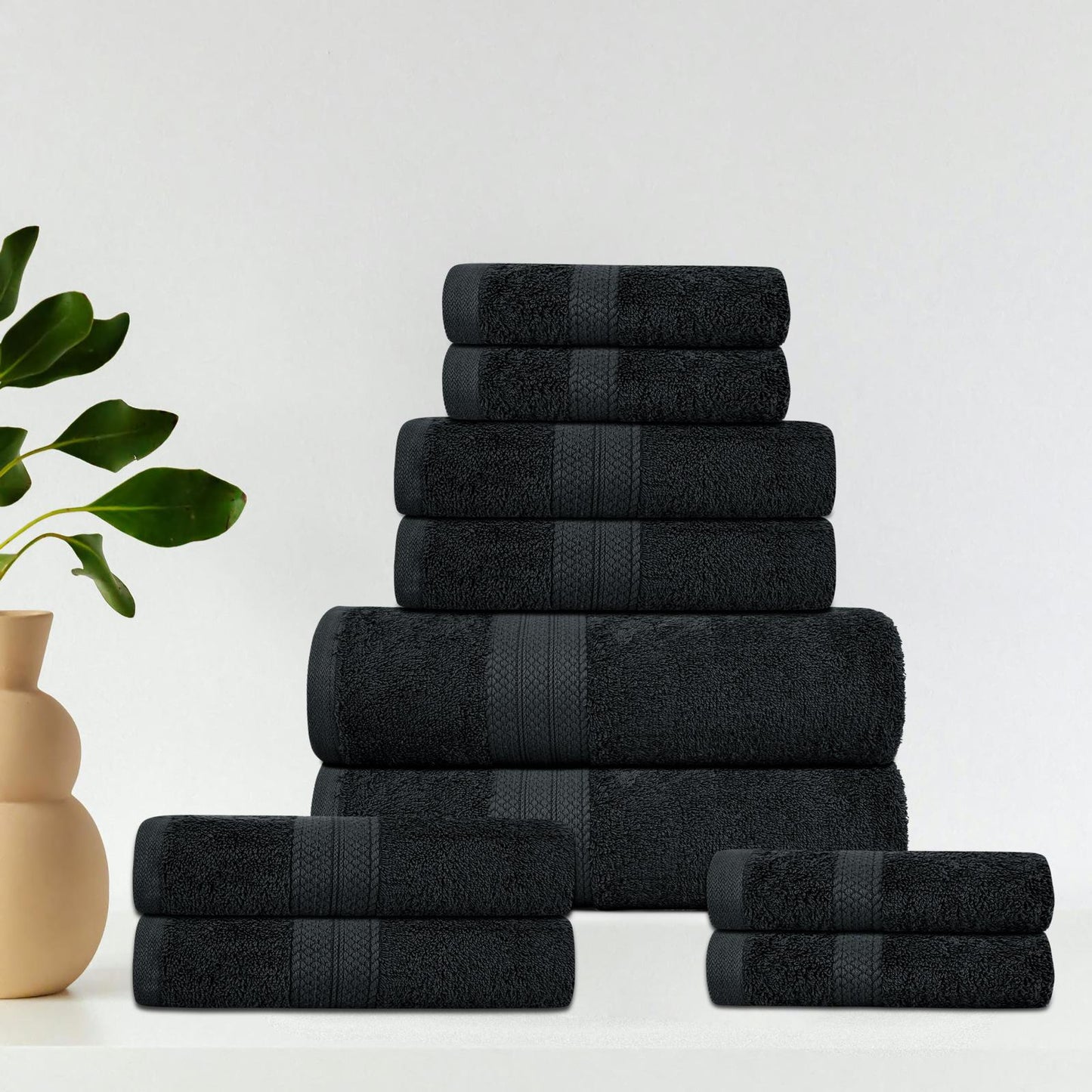 12X Luxury 100% Cotton Bath Towel Set