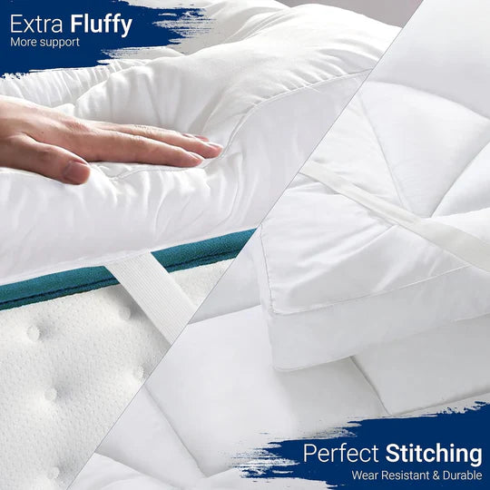 Mattress Topper for Extra Comfort, Softness, Support, and Durability