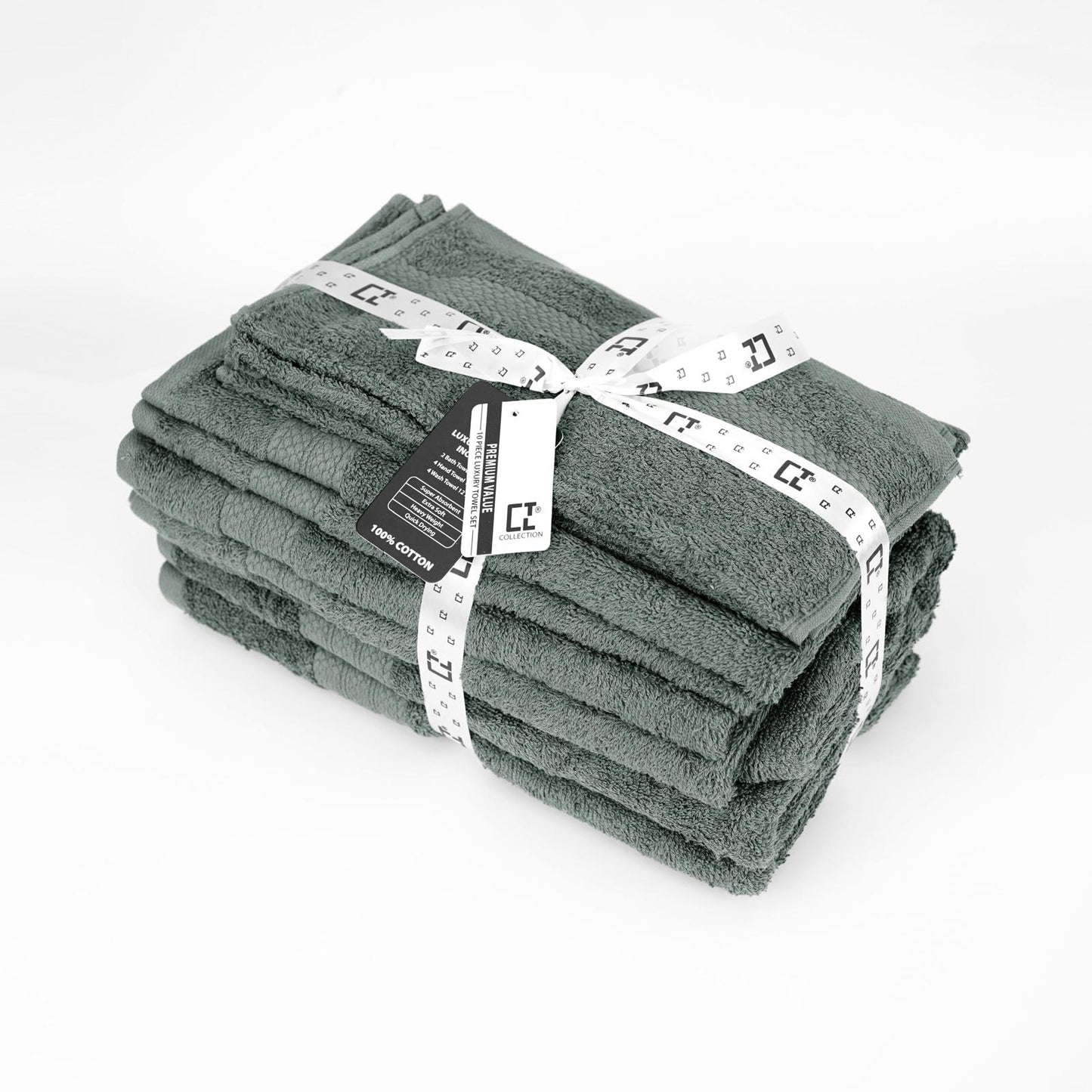 12X Luxury 100% Cotton Bath Towel Set