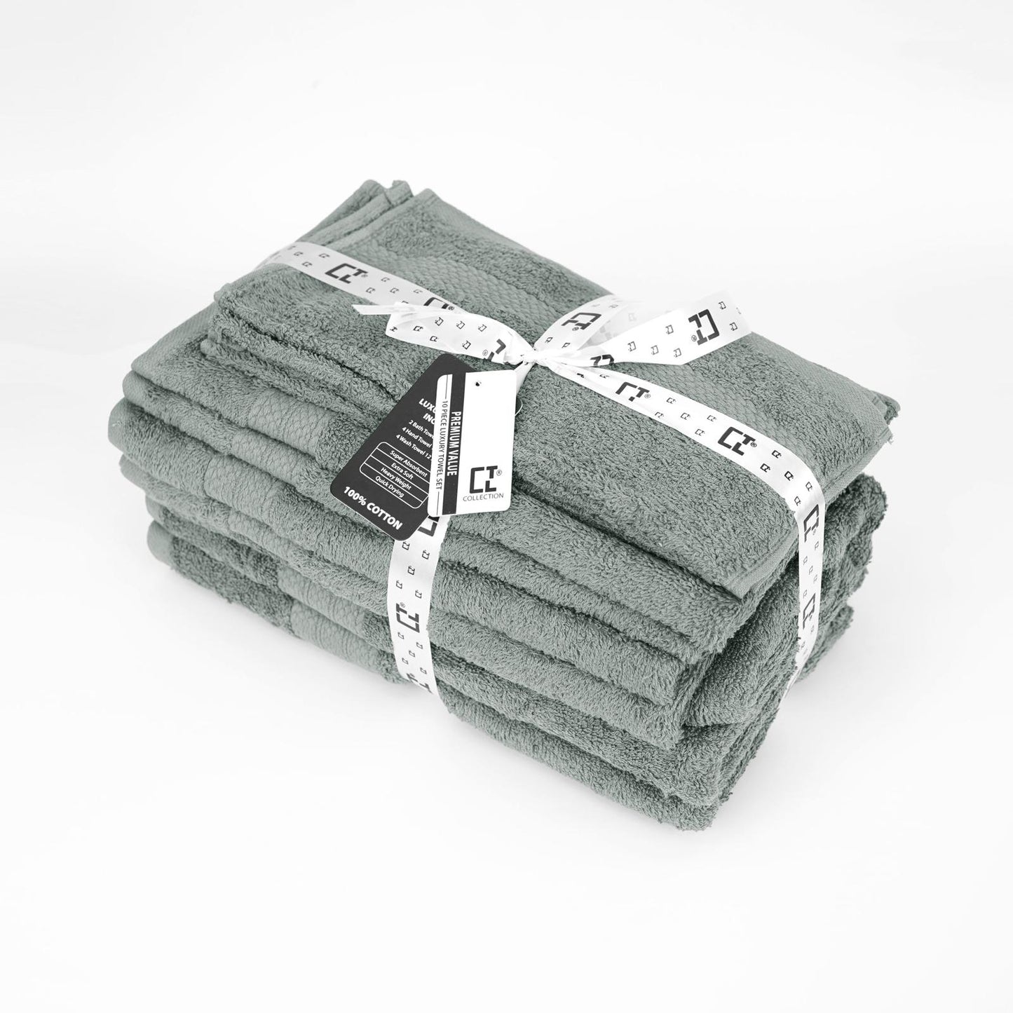 12X Luxury 100% Cotton Bath Towel Set