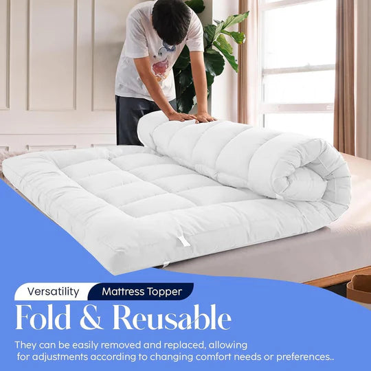 Mattress Topper for Extra Comfort, Softness, Support, and Durability