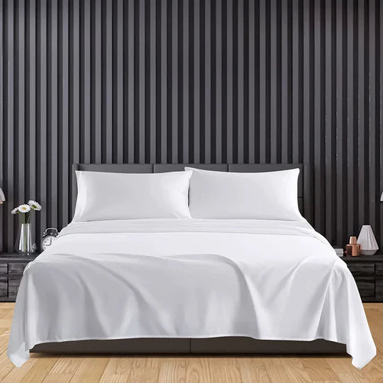200TC 100% Egyptian Cotton Luxury Flat Sheet - Single, Double, Super King